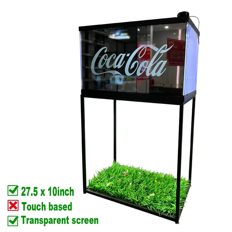 27x10 Transparent Non-touch Screen Player a ni