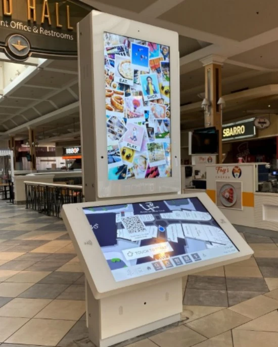 Touchscreen Display Kiosk atan hian eng Scenario nge a tha ber