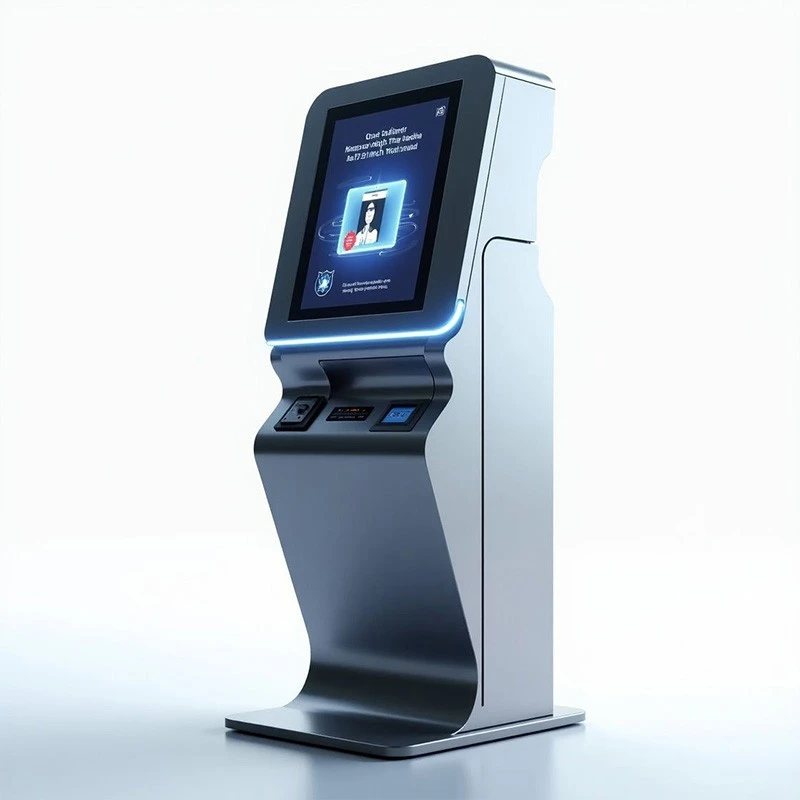Mahni-service Ticketing Interactive Kiosk Display a ni